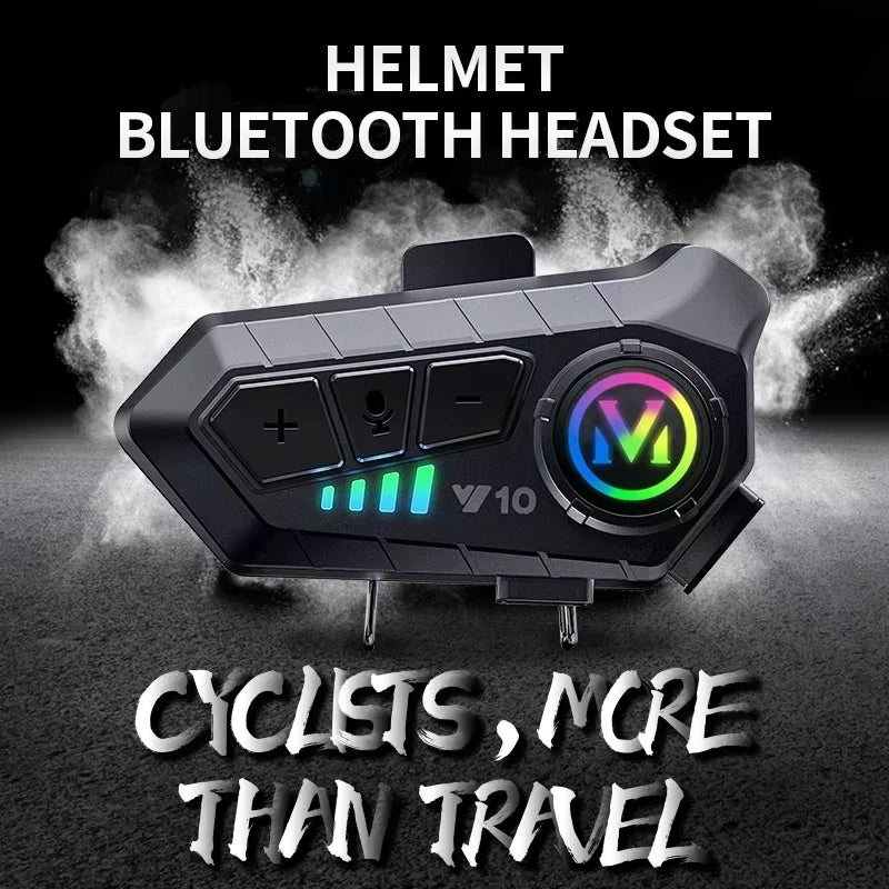 Motorcycle Helmet Waterproof Headset 