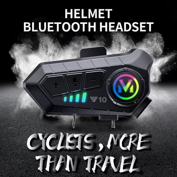  Motorcycle Helmet Waterproof Headset 