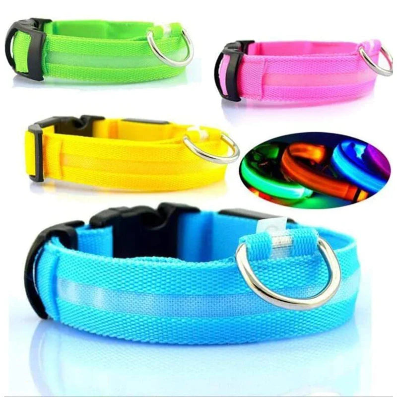 LED Adjustable Dog Collar  ( Waterproof )