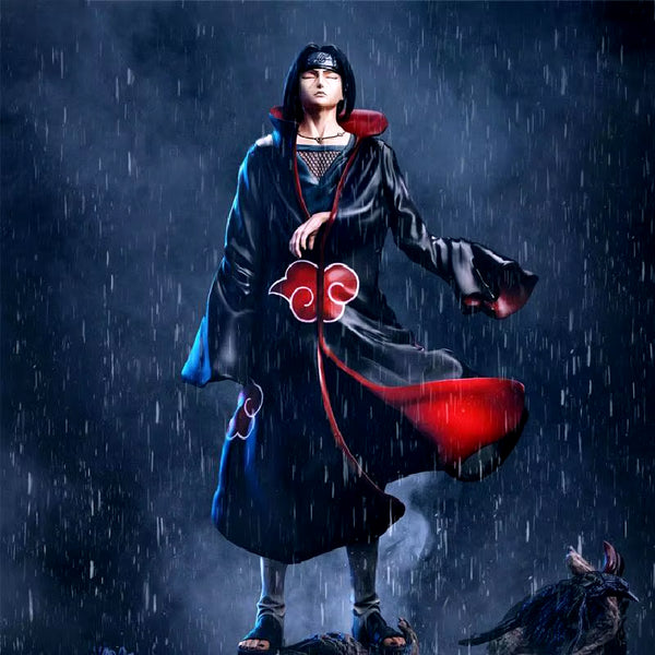 Anime Naruto GK Uchiha Itachi Akatsuki Super Huge Manga Statue Figurine Decoration PVC Action Figure Collectible Model Doll Toys