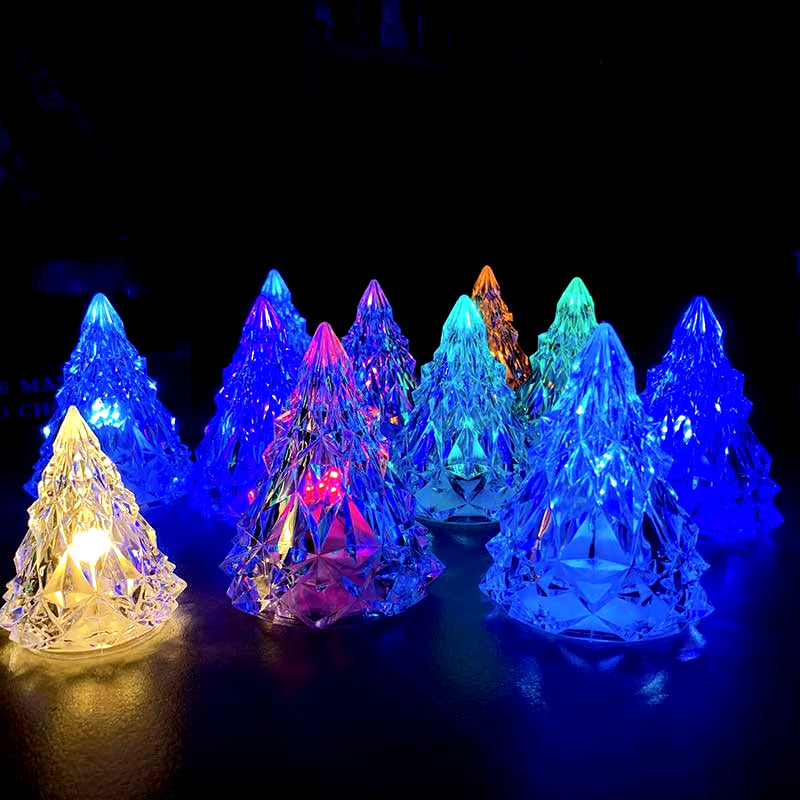 LED Crystal Night Light (Christmas)