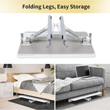 Lap Desk for Laptop with LED Light and Drawer, Adjustable Stand for Bed, Sofa, Study, Reading