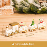 Little Train Wooden Christmas Decorations for Home 2024 Xmas Decor Christmas New Year 2024 Christmas Ornaments Christmas Noel