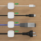 Magnetic Cable Clip under Desk Cable Management Adjustable Cord Holder Wire Organizer and Cable Management Wire Keeper