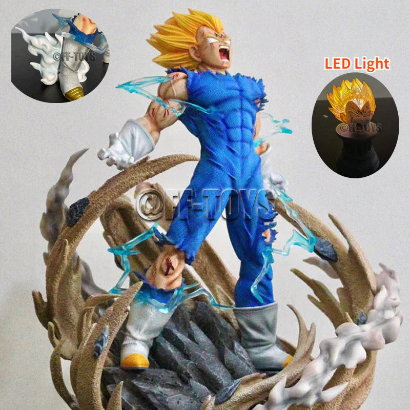 Anime Dragon Ball Z GK Vegeta Figure Self-Destruct Majin Vegeta Figurine 27CM PVC Action Figures Collection Model Toys Gifts