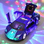 Electric Dancing Deformation Rotating Universal Police Car Toy Car Boy Toy Child Kid Girl Car Christmas Birthday Gift