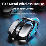  Metal 2.4G Rechargeable Wireless Mute 1600DPI 