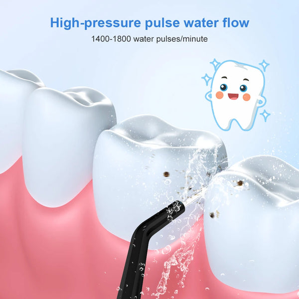 Dental Water Jet Flosser (300ML Teeth Cleaner)