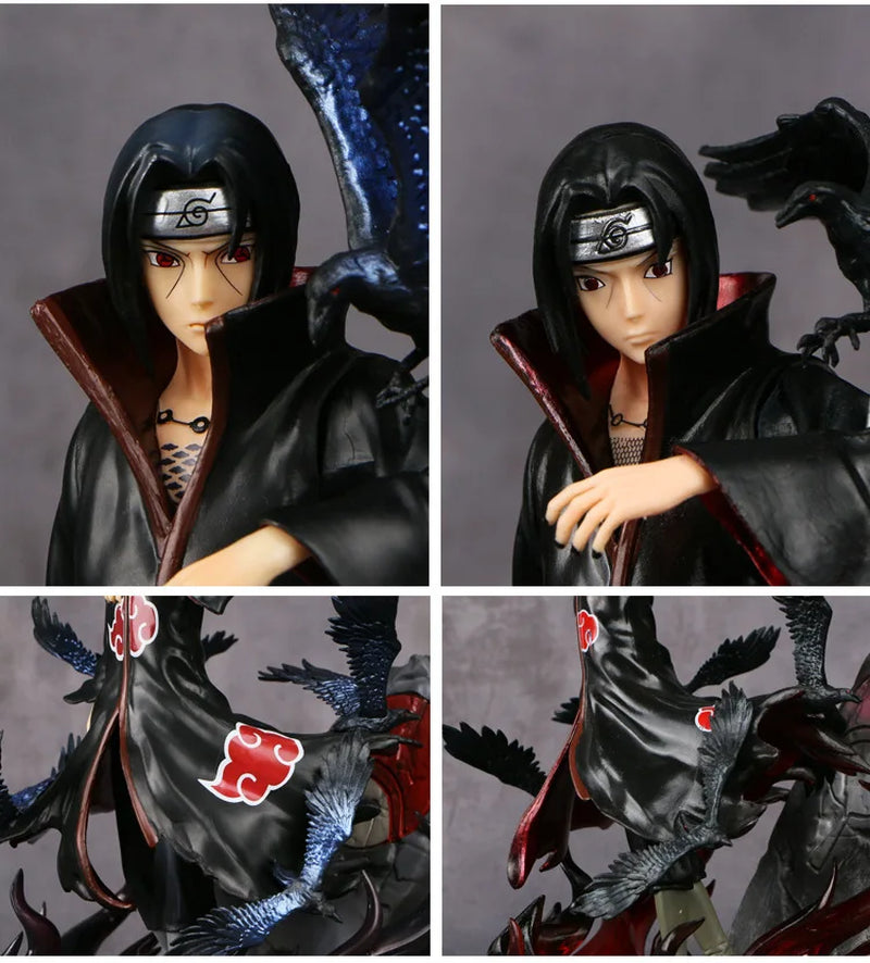 Naruto Uchiha Sasuke Action Figure Shippuden Anime Model Uzumaki Uchiha Itachi Akatsuki Pvc Statue Collectible Dolls Toys Gift