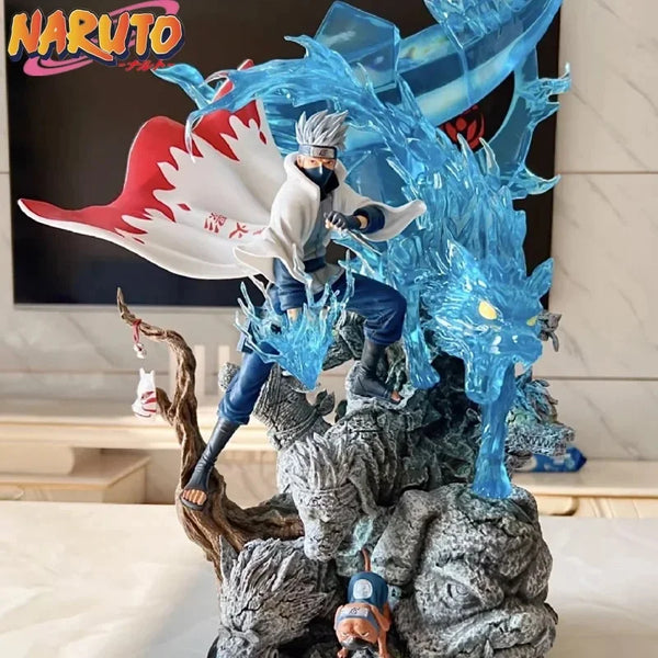 26Cm Naruto Anime Figure Hatake Kakashi Figures Pvc Gk Statue Figurine Model Doll Ornament Collection Room Decora Desk Toy