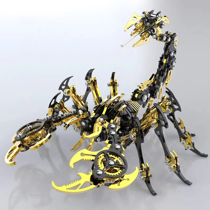 3D Assembly Kit Gifts for Children Anti-Stress Metal Mechanical Insect Animal Puzzles Toys for Adults