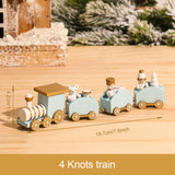 Little Train Wooden Christmas Decorations for Home 2024 Xmas Decor Christmas New Year 2024 Christmas Ornaments Christmas Noel