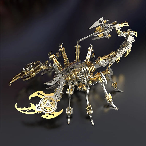 3D Assembly Kit Gifts for Children Anti-Stress Metal Mechanical Insect Animal Puzzles Toys for Adults