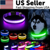 LED Adjustable Dog Collar  ( Waterproof )