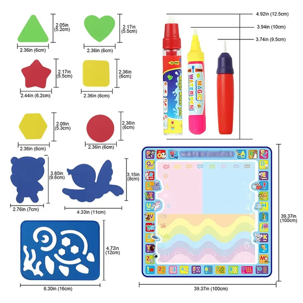 Magic Water Drawing Coloring Mat