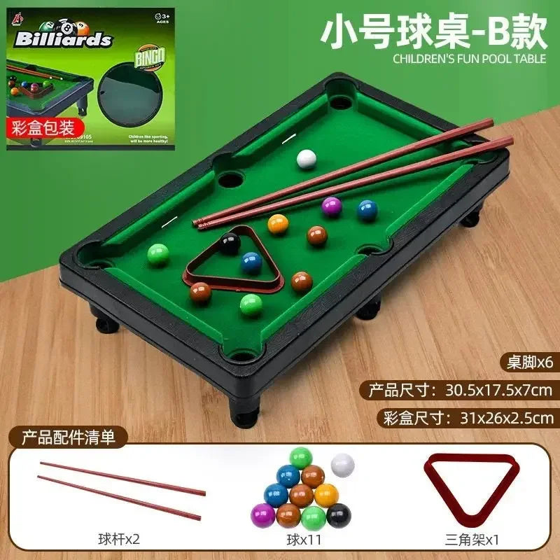 Desktop Pool Table Interactive Simulation Miniature Pool Game Children'S Pool Table Home Mini Snooker Billiards Game Sets