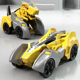 2 in 1 Transforming Dinosaur Car Deformation Toys Inertial Sliding Dino Automatic Transform Figures Robot Diecasts Toy Boys Gift