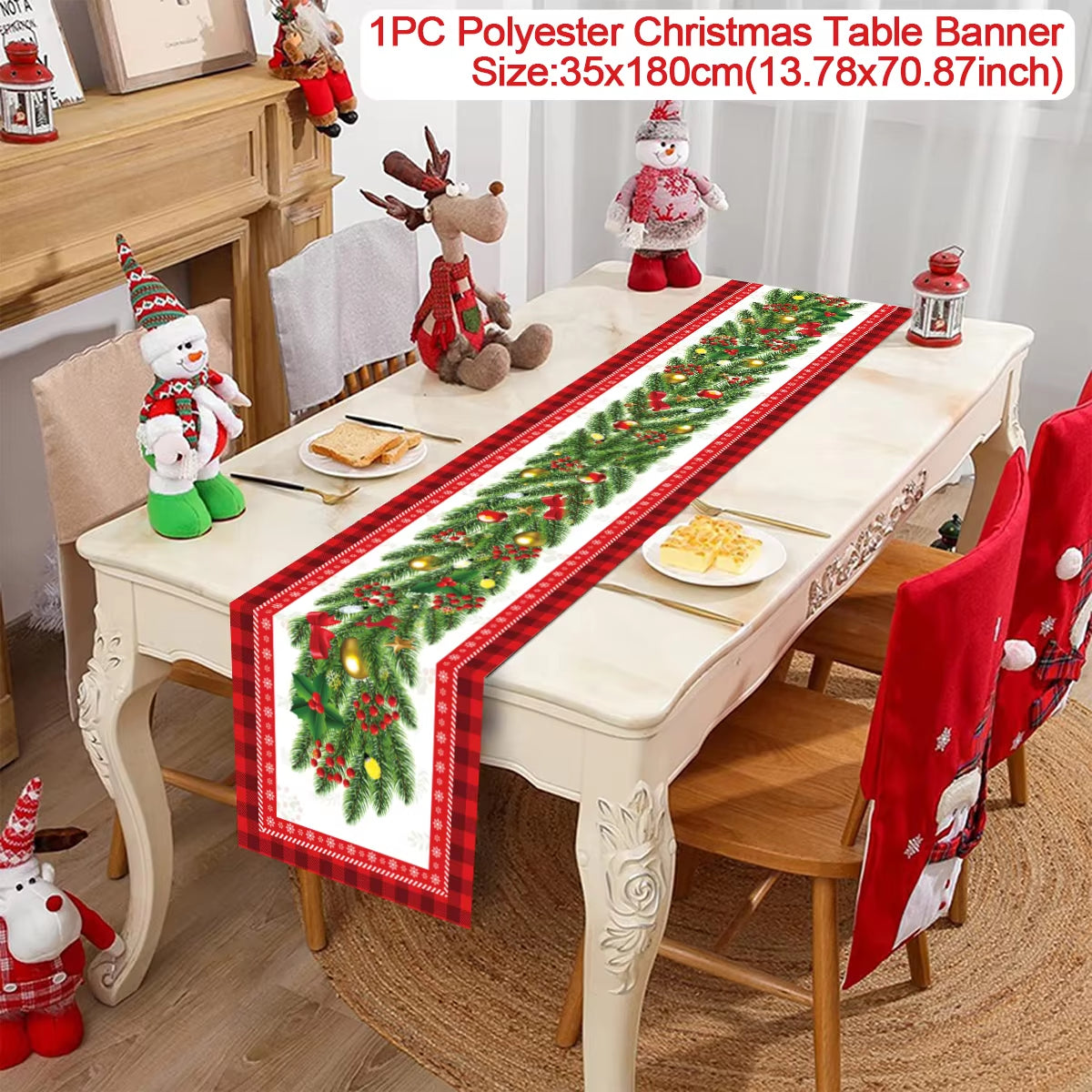 Christmas Table Runner Decoration 