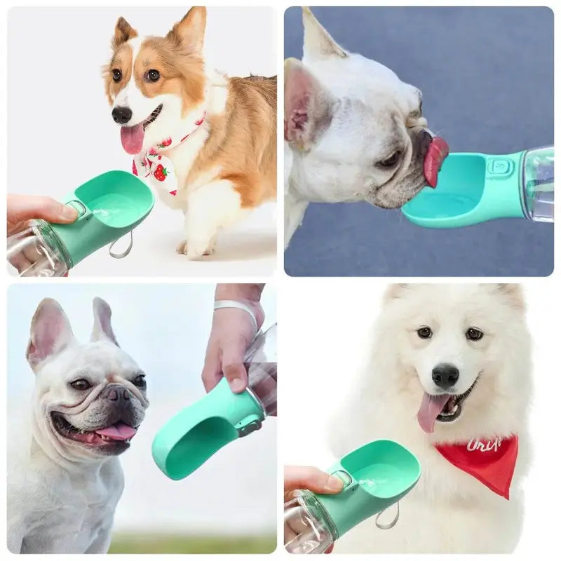 Gogogizmos Portable Dog Water Bottle for Easy Hydration | Durable and Eco-Friendly PC Material | One-Key Operation | Perfect for Walking, Riding, or Hiking with Your Dog