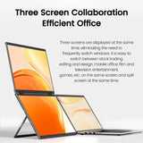 15.6 Inch Dual Touch Screen Portable Monitor 1080P FHD with 360° Flip External Screen for PC Laptop Mac Phone Xbox PS4/5 Switch