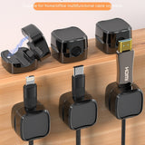 Magnetic Cable Clip under Desk Cable Management Adjustable Cord Holder Wire Organizer and Cable Management Wire Keeper