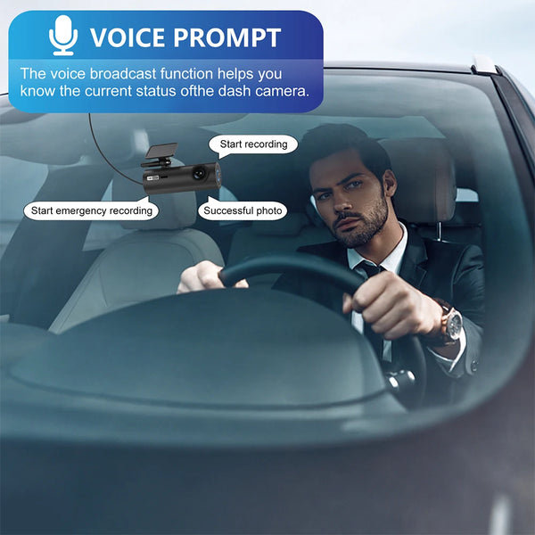 4K Dashcam Recording and Auto Overwriting 