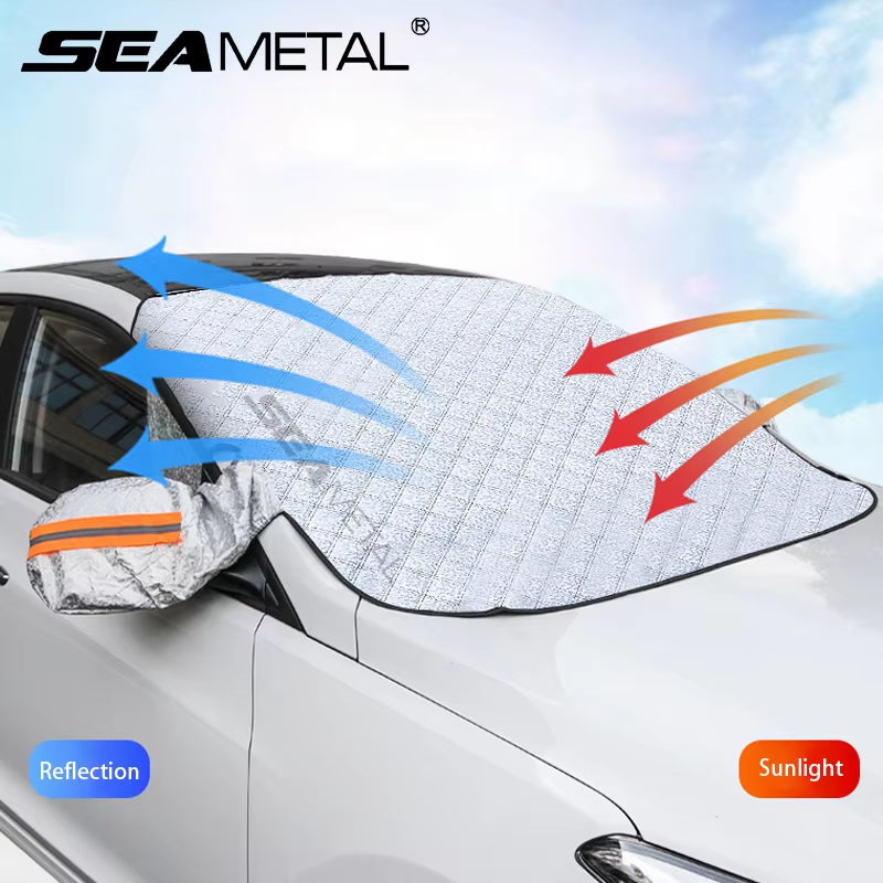 Magnetic Car Windshield (Anti-UV, Frost Protection, Snow Cover, Sunshade)
