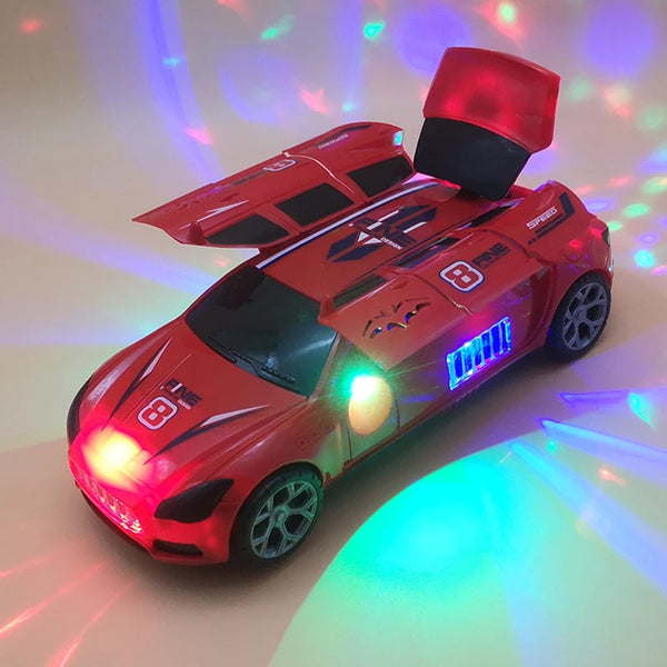 Electric Dancing Deformation Rotating Universal Police Car Toy Car Boy Toy Child Kid Girl Car Christmas Birthday Gift