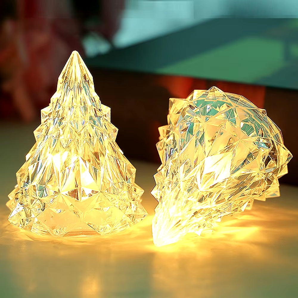 LED Crystal Night Light (Christmas)