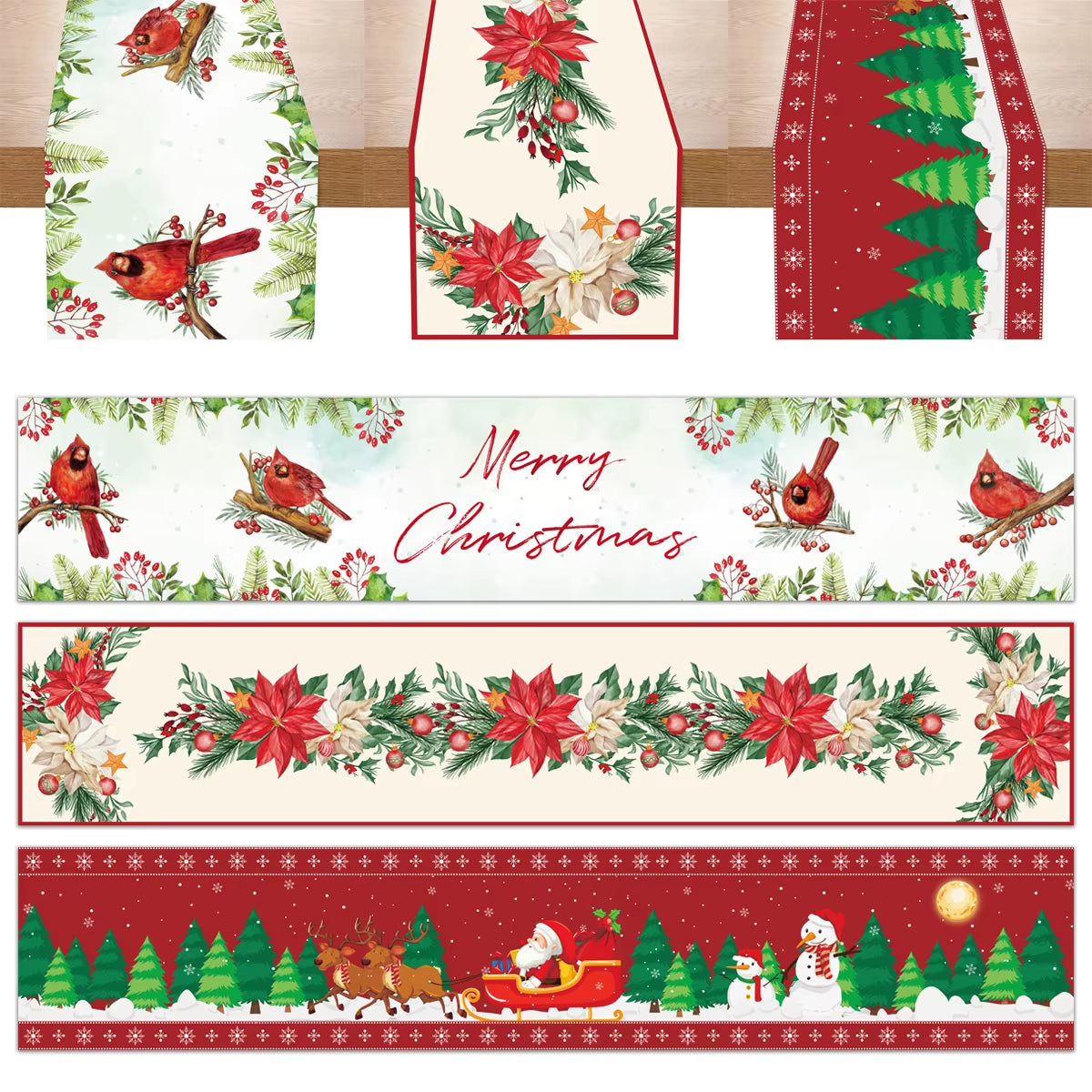 Christmas Table Runner Decoration 