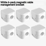 Magnetic Cable Clip under Desk Cable Management Adjustable Cord Holder Wire Organizer and Cable Management Wire Keeper