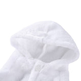 Soft Quick Drying Pet Pajama with Hood Thickened Luxury Soft Cotton Hooded Bathrobe Super Absorbent Dog Bath Towel Pet Nightwear
