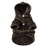 Soft Quick Drying Pet Pajama with Hood Thickened Luxury Soft Cotton Hooded Bathrobe Super Absorbent Dog Bath Towel Pet Nightwear